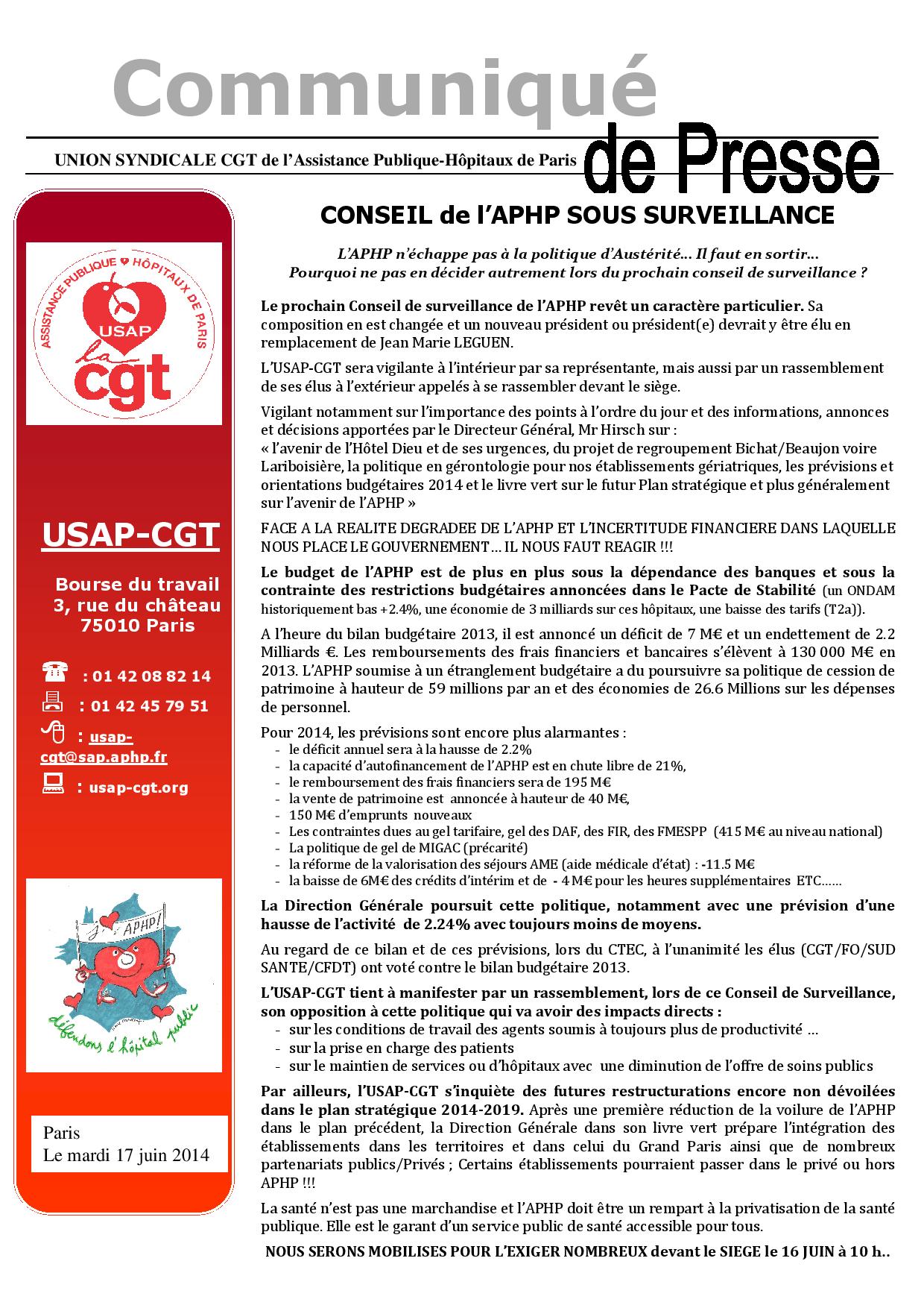 Communiqué de presse action du 19 juin 2014-page-001